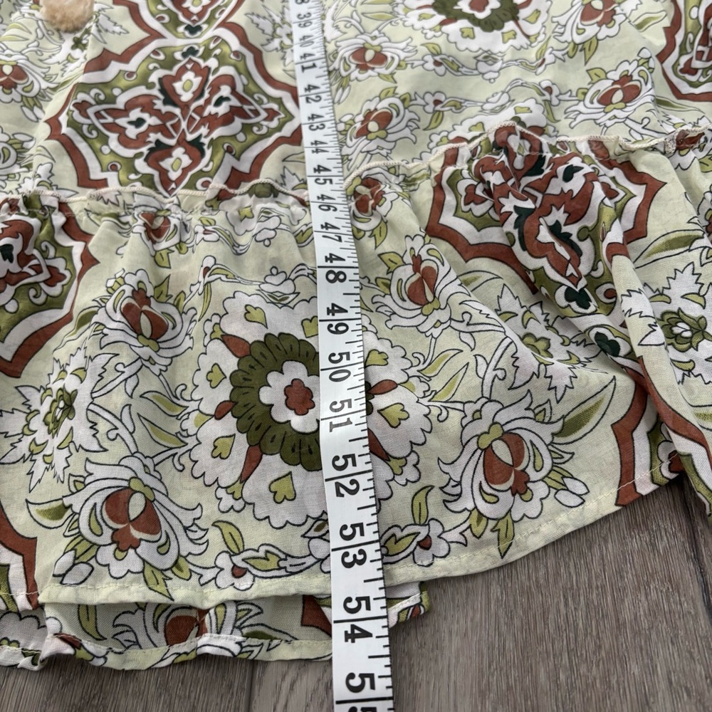 New SOFT SURROUNDINGS Zia Medallion Print Maxi Dress Size 3X Lined Tie Waist - Picture 12 of 14
